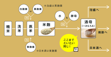 日本酒 種類 麹